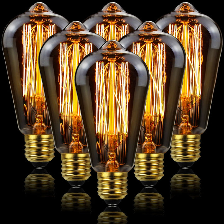 Amber Glass LED Edison Bulb