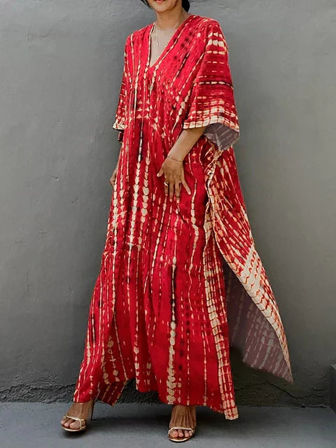 Bohemian Tie-Dye Maxi Dress 2