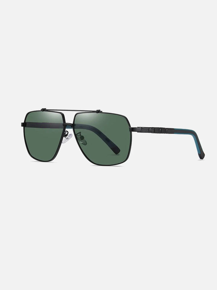 Bold Metal Aviator Sunglasses 7