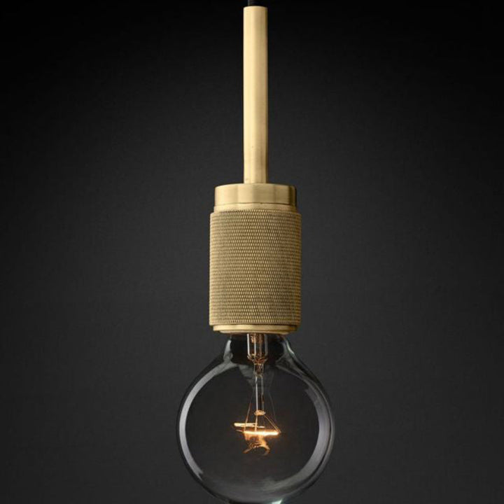 Brass Glass Pendant Light 0