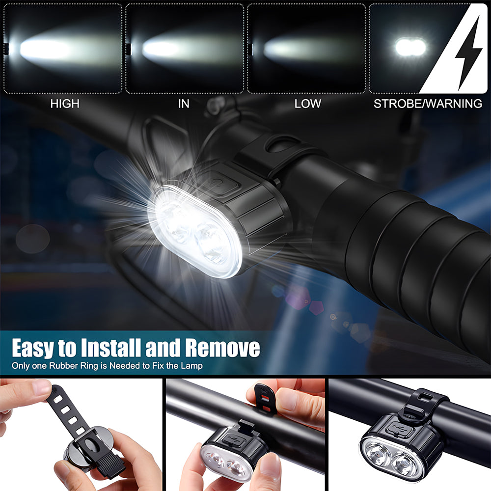 Bright Waterproof Bike Lights 3