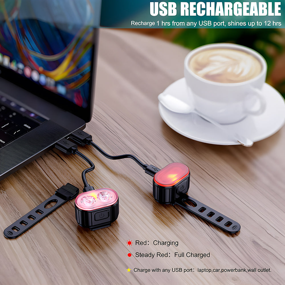 Bright Waterproof Bike Lights 6