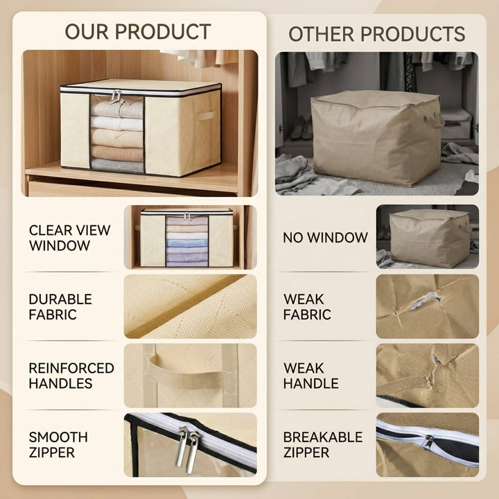Calm Fabric Storage Bins 5