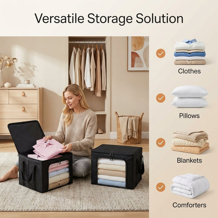 Calm Fabric Storage Bins 6