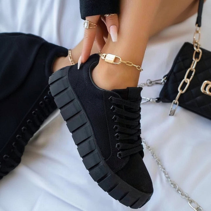 Casual Canvas Platform Sneakers 0