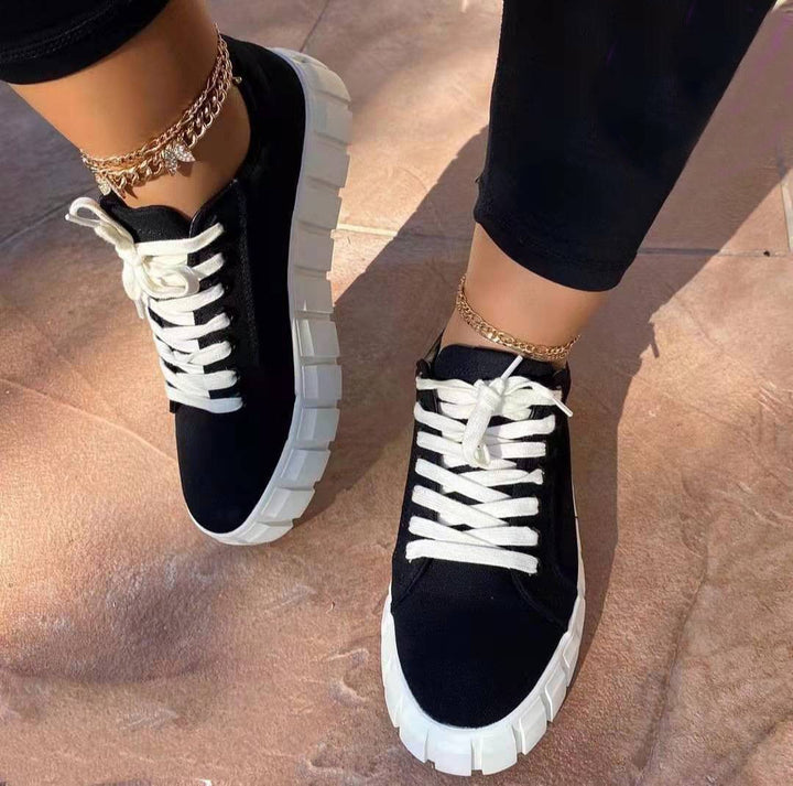 Casual Canvas Platform Sneakers 1