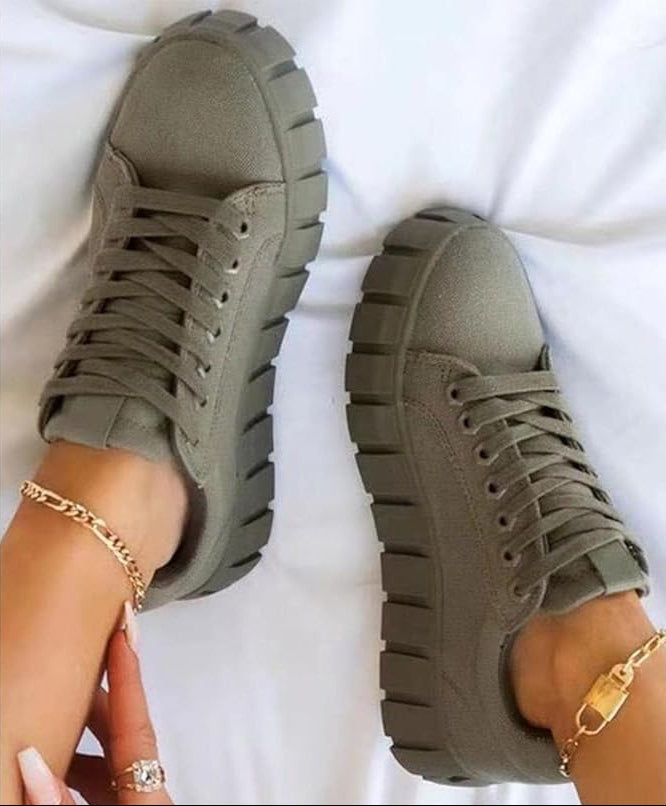 Casual Canvas Platform Sneakers 6