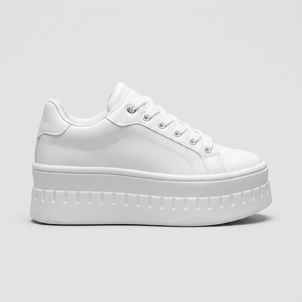 Casual Lace-Up Platform Sneakers 0