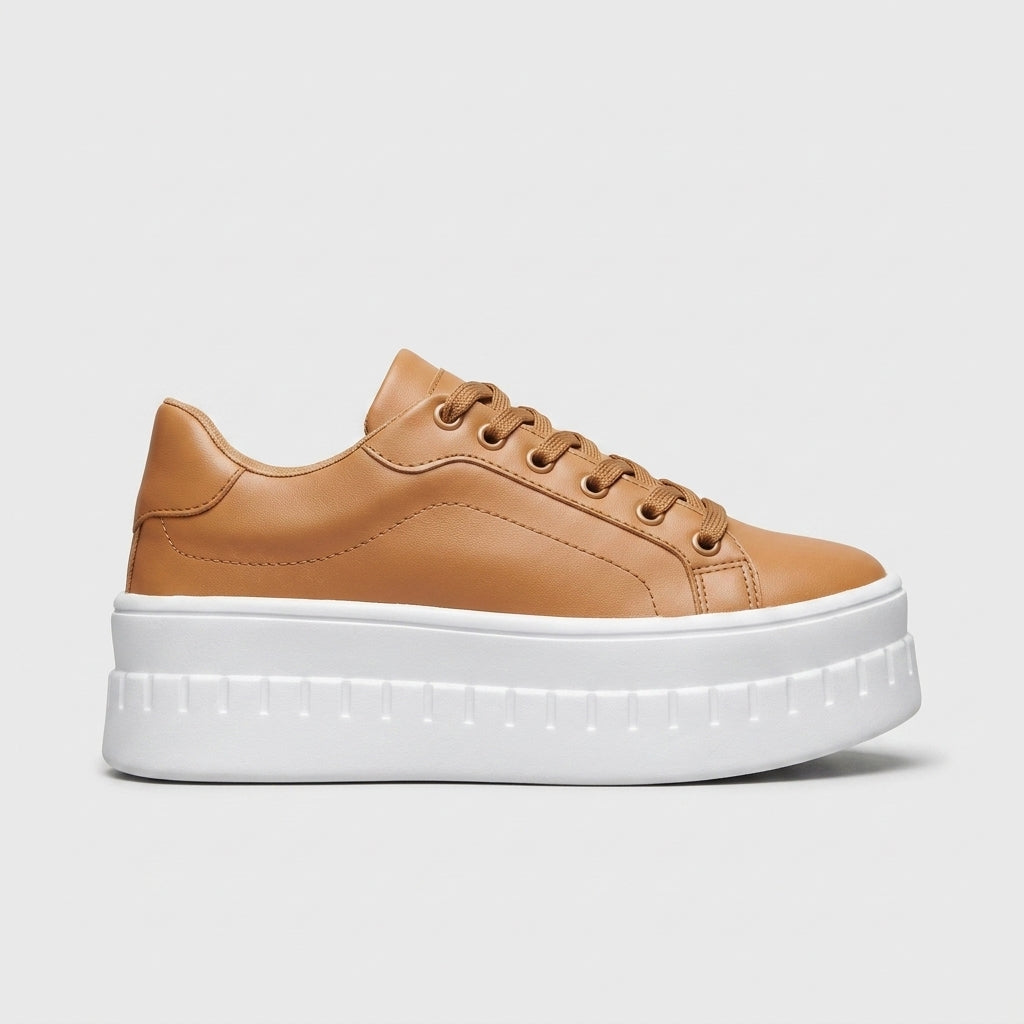 Casual Lace-Up Platform Sneakers 4