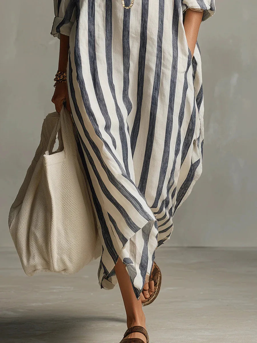 Casual Linen Shirt Dress for Women 3