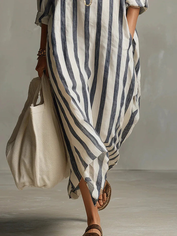 Casual Linen Shirt Dress for Women 3