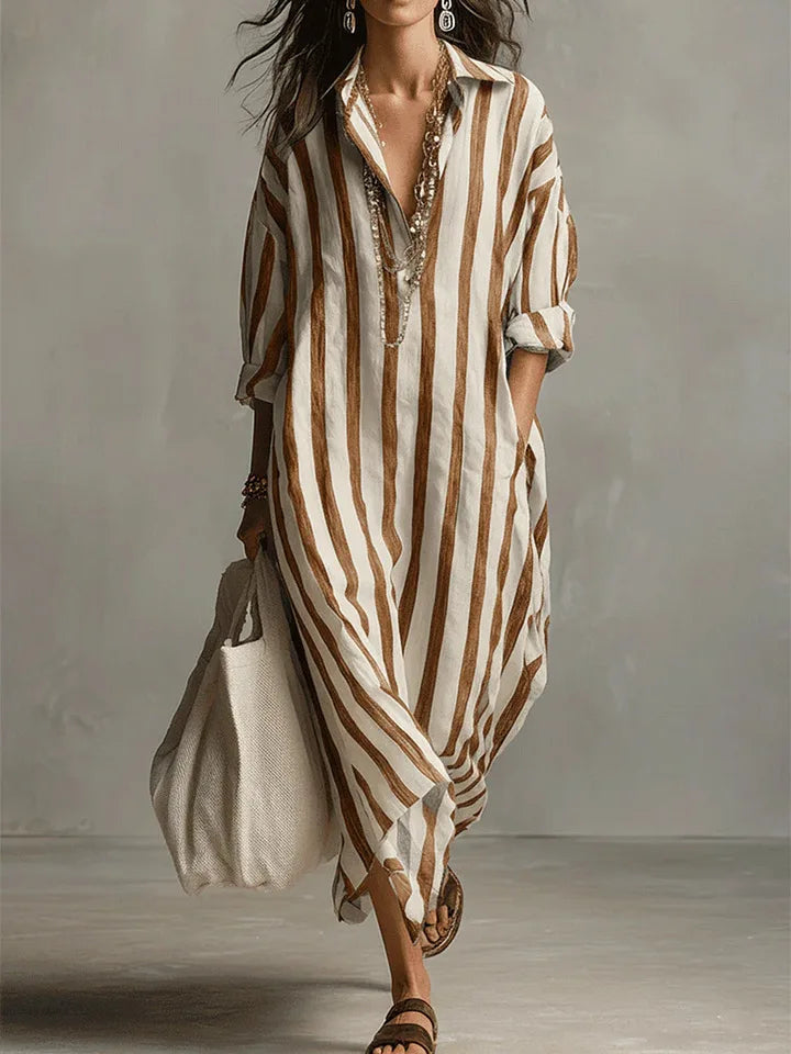 Casual Linen Shirt Dress for Women 6