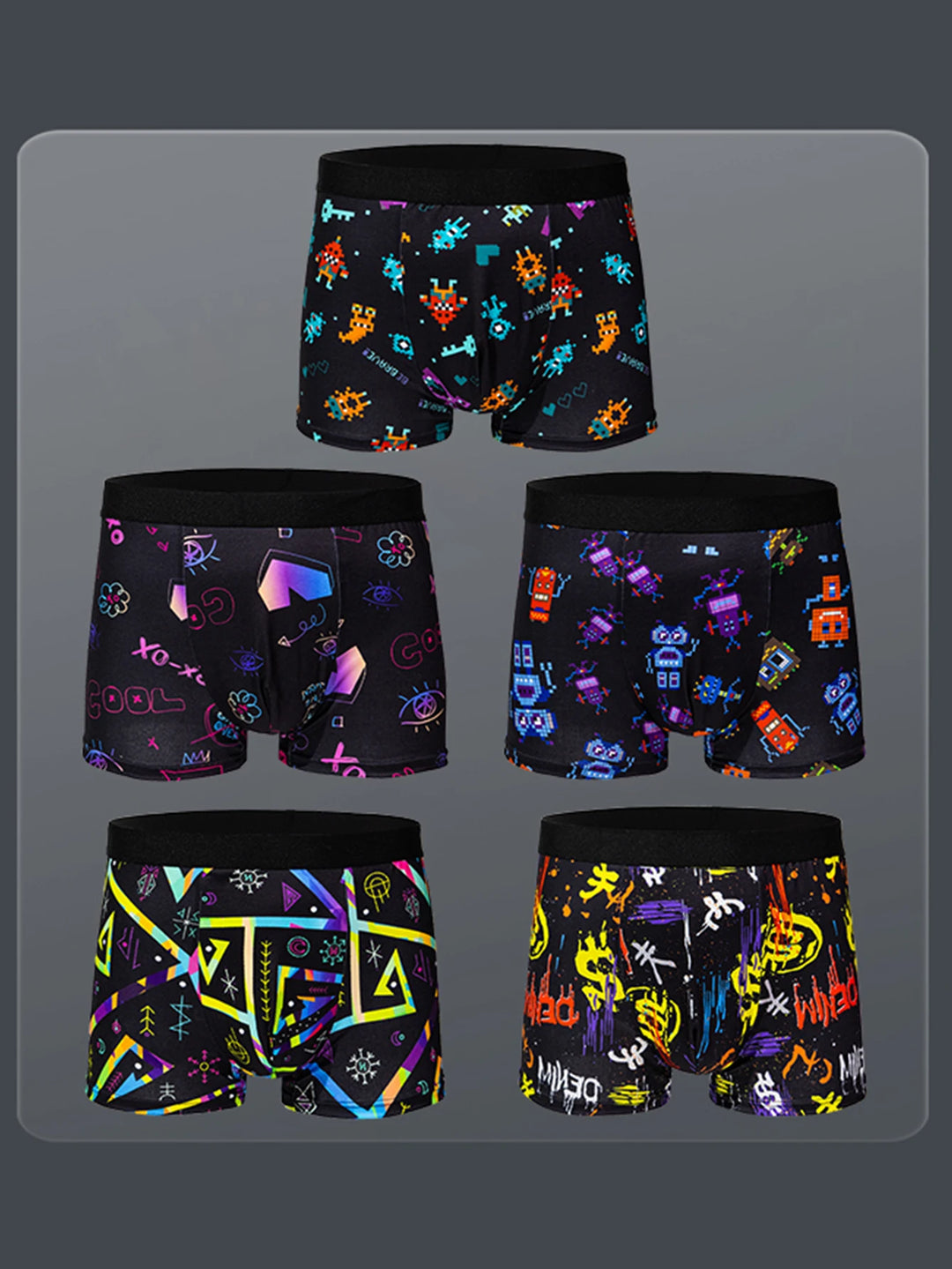 Casual Soft Cotton Men's Boxers 5
