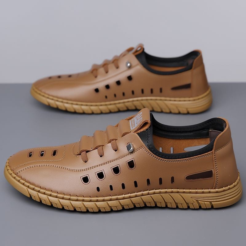 Casual Ventilated Lace-Up Sneakers 0