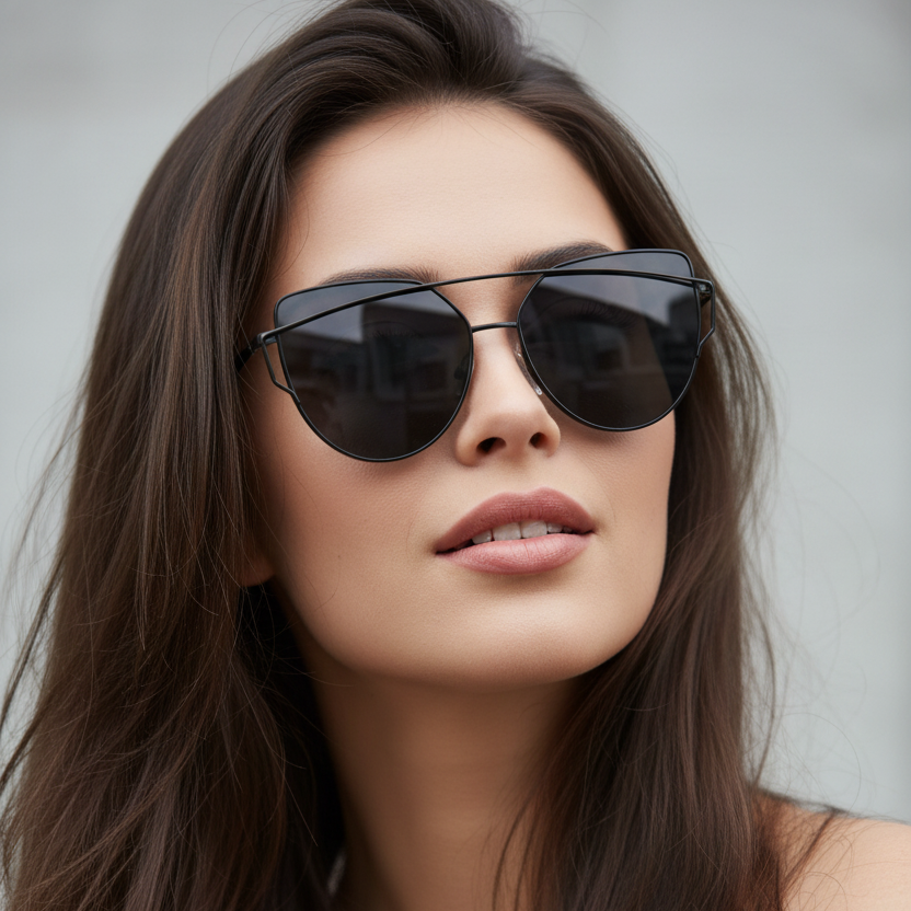 Cat Eye Sunglasses with UV400 Protection 3