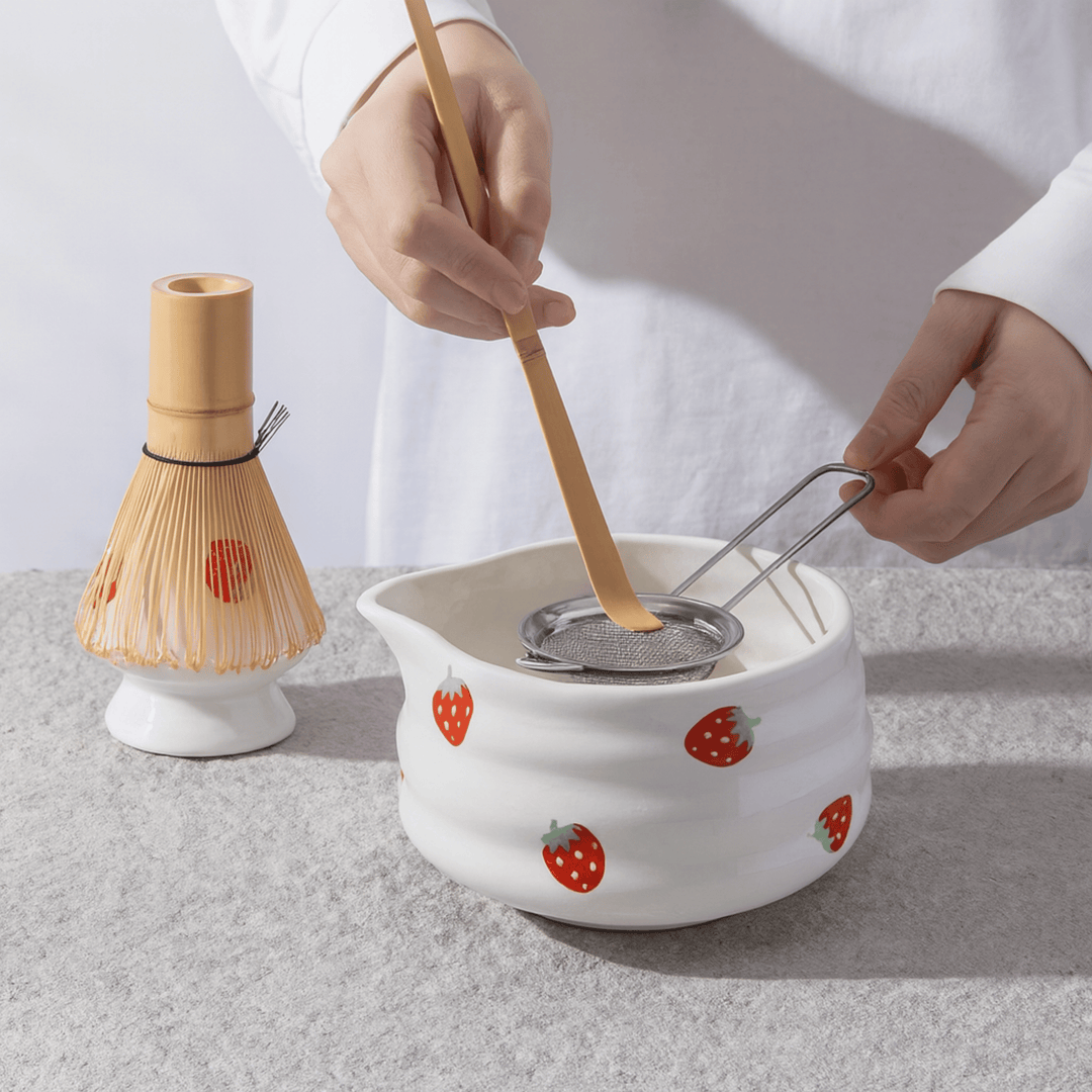 Ceramic Matcha Bowl Set 0