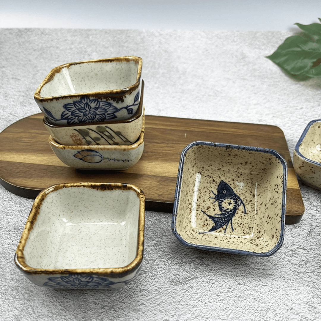 Ceramic Soy Sauce Dish Set 2