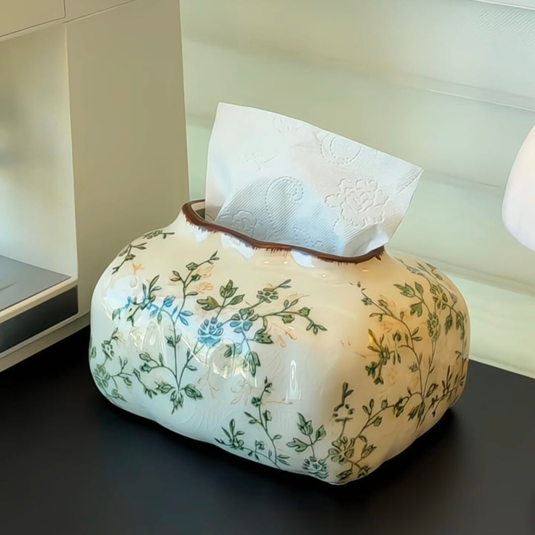 Charming Ceramic Tissue Box Cover 0