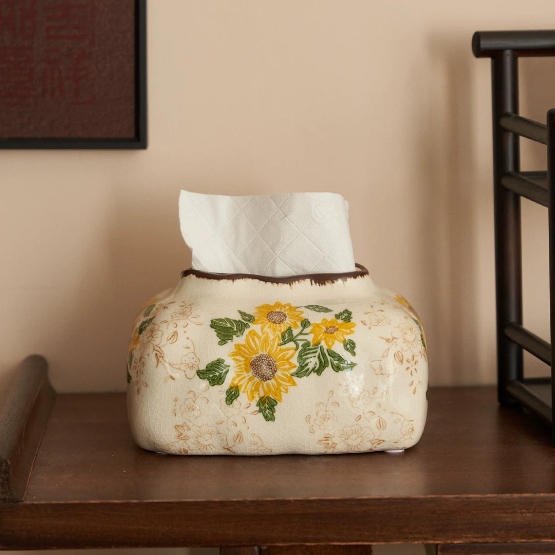 Charming Ceramic Tissue Box Cover 0