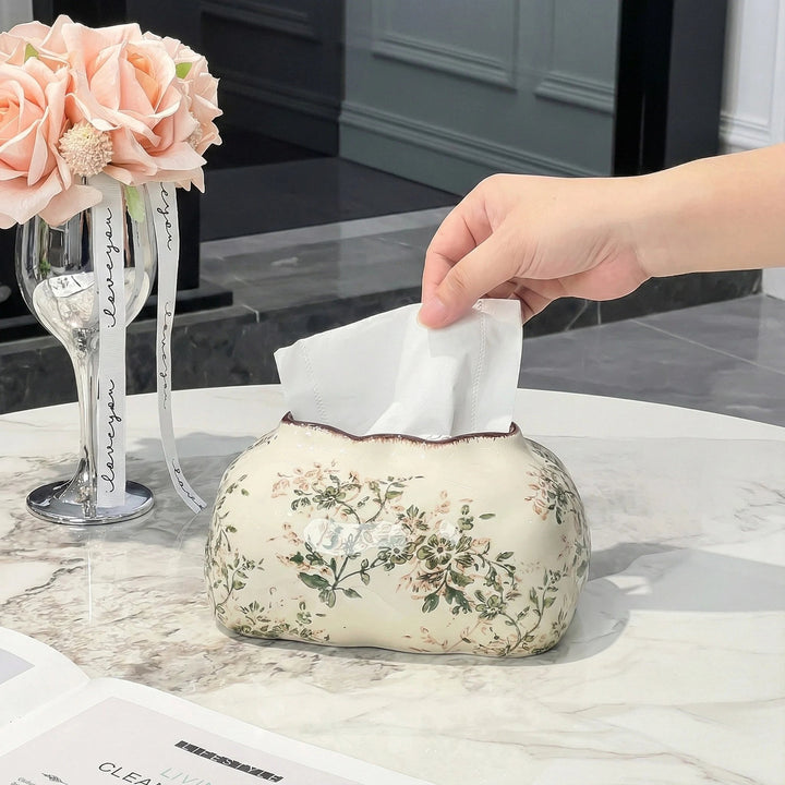 Charming Ceramic Tissue Box Cover 2