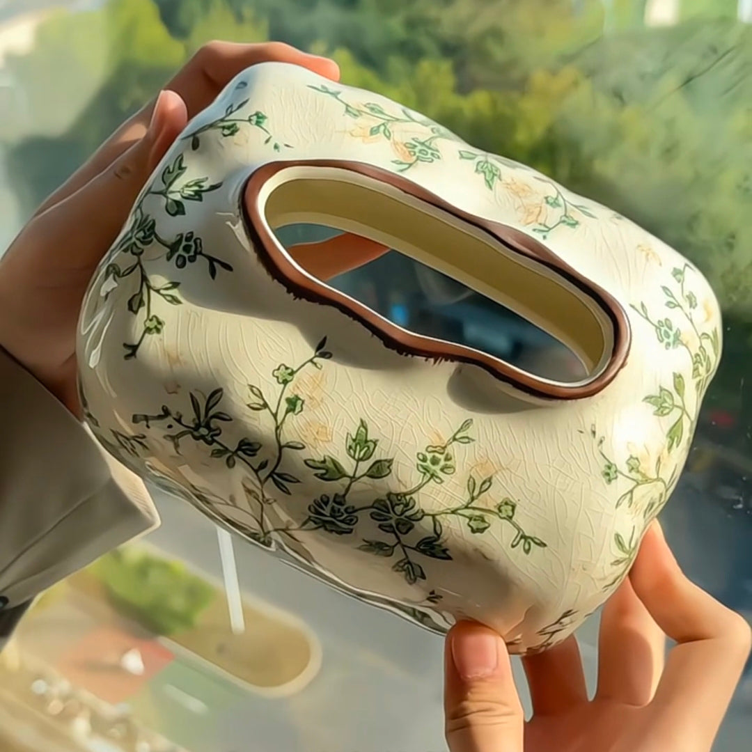 Charming Ceramic Tissue Box Cover 3