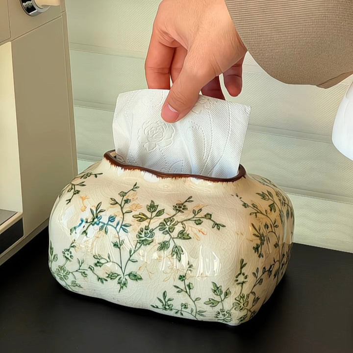 Charming Ceramic Tissue Box Cover 5