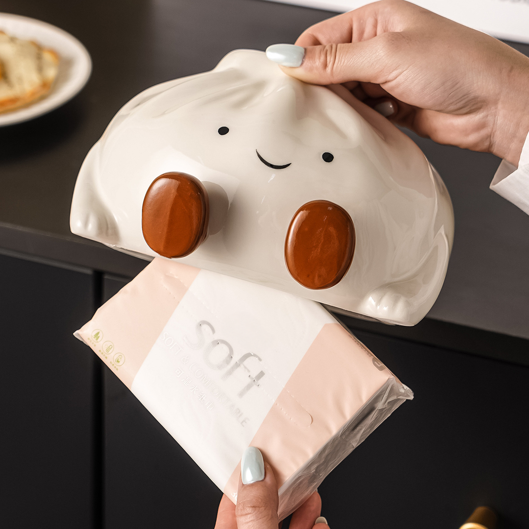 Charming Ceramic Tissue Box Cover 6