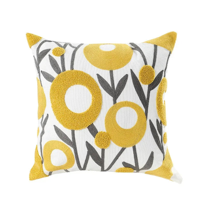 Charming Floral Cotton Cushion Cover 20