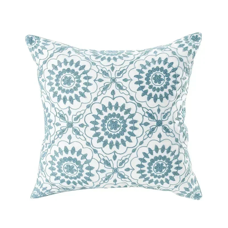 Charming Floral Cotton Cushion Cover 25