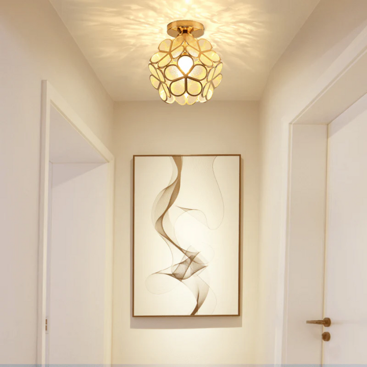 Charming Floral Flush Mount Ceiling Light 2