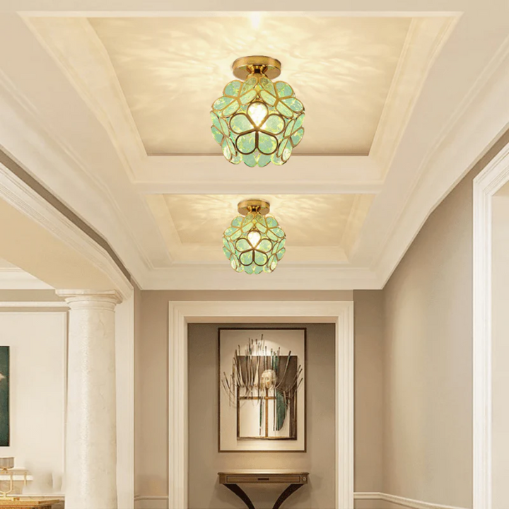 Charming Floral Flush Mount Ceiling Light 3