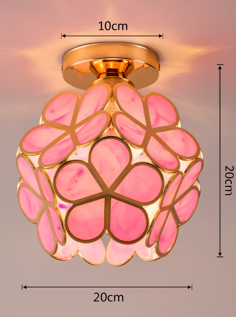 Charming Floral Flush Mount Ceiling Light 6