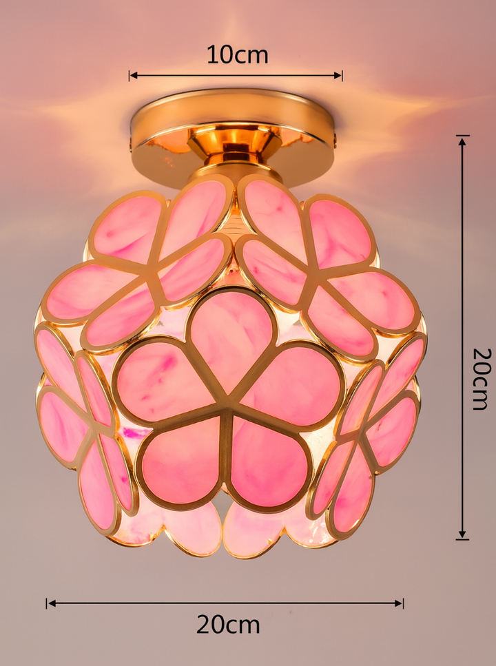 Charming Floral Flush Mount Ceiling Light 6
