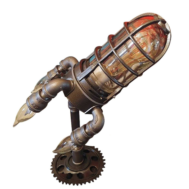 Charming Industrial Rocket Lamp 0