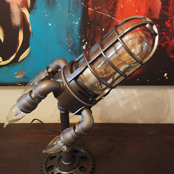 Charming Industrial Rocket Lamp 1