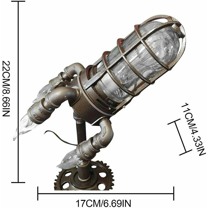 Charming Industrial Rocket Lamp 7