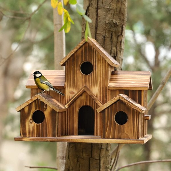 Charming Wooden Birdhouse 2