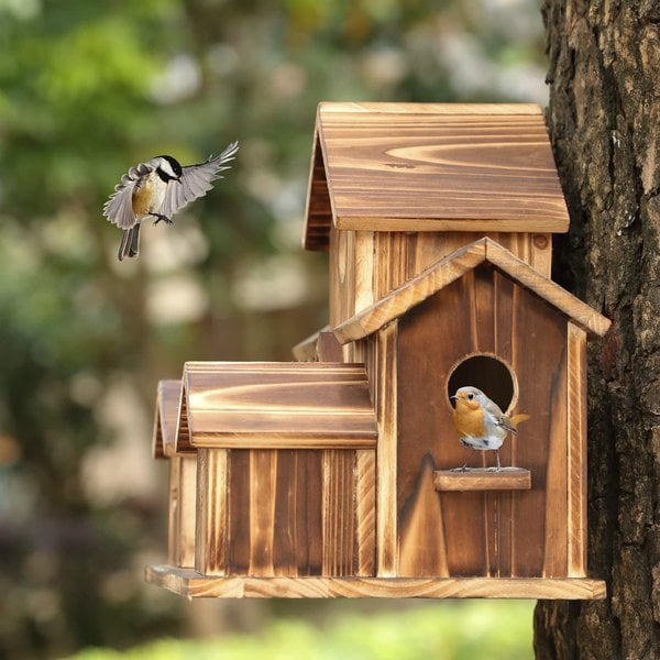 Charming Wooden Birdhouse 3
