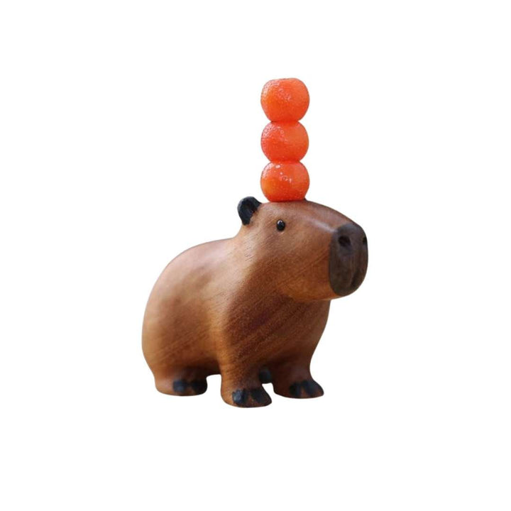 Charming Wooden Capybara Decor 1