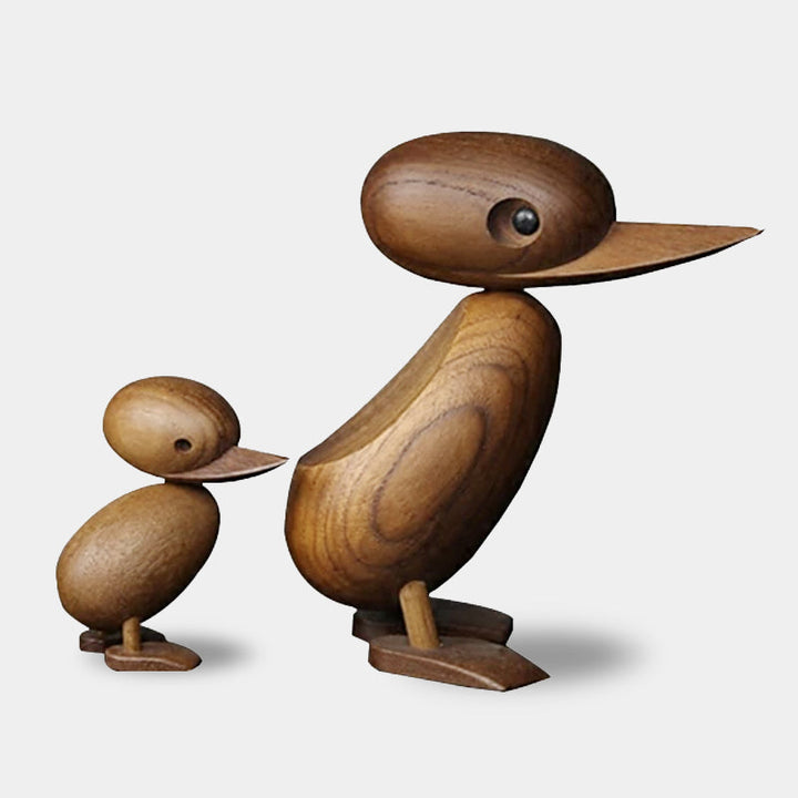 Charming Wooden Duck Decor Set 1
