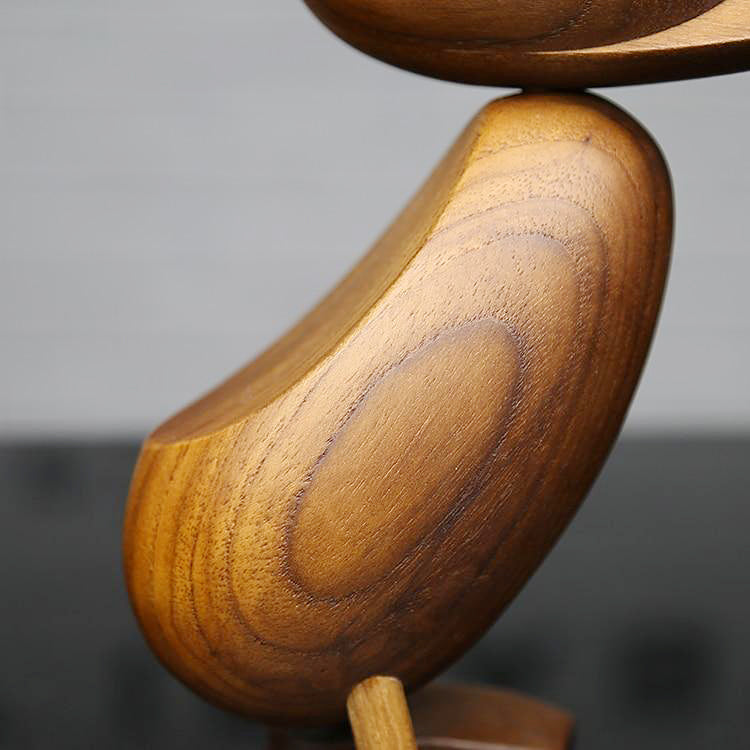 Charming Wooden Duck Decor Set 5