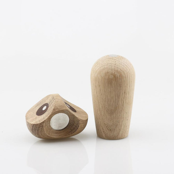 Charming Wooden Owl Sculpture 5