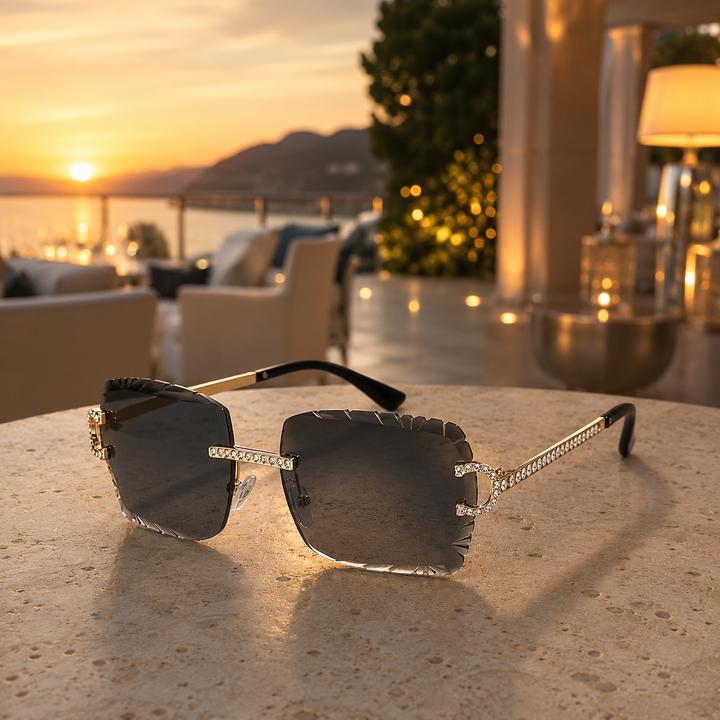 Midnight Vivienne Royale Sunglasses front view
