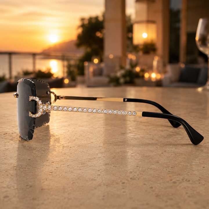 Midnight Vivienne Royale Sunglasses detail