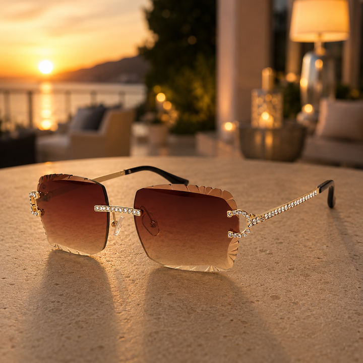 Amber Vivienne Royale Sunglasses detail