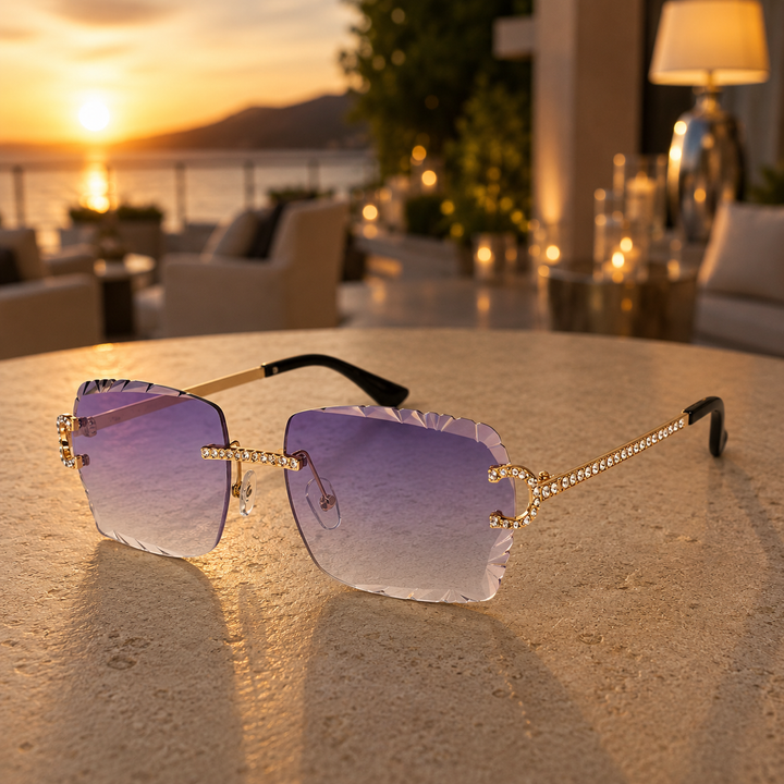 Lavender Vivienne Royale Sunglasses front view