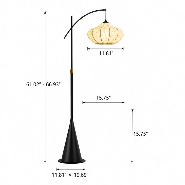 Artisan Wood Floor Lamp