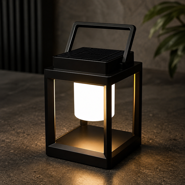 Solar Patio Lantern detail view