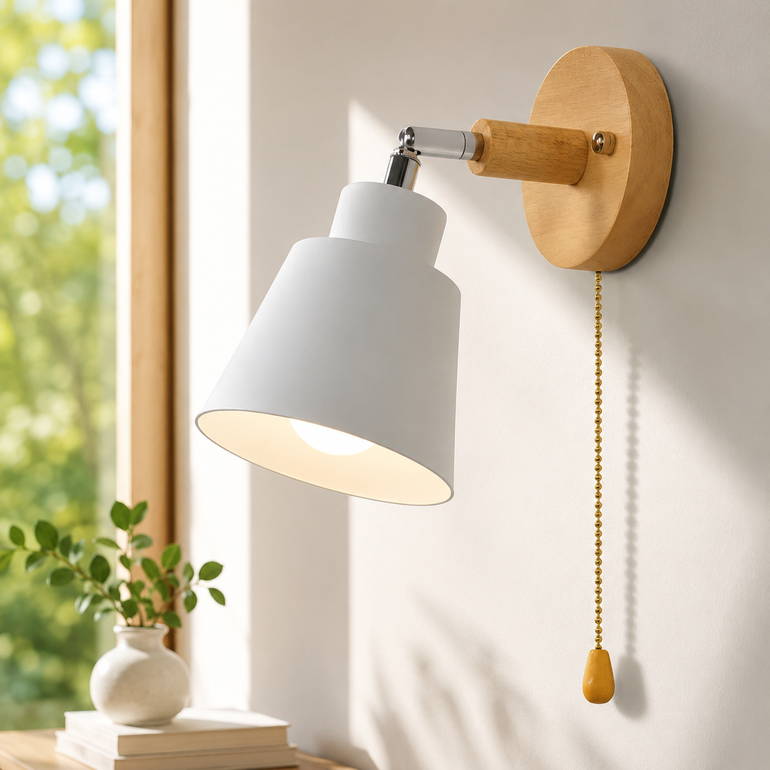 Wood Rotating Wall Sconce wall mounted