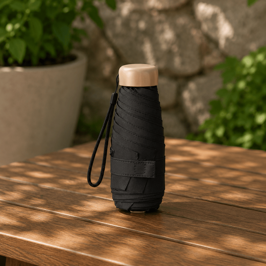 Compact Water-Repellent Travel Umbrella